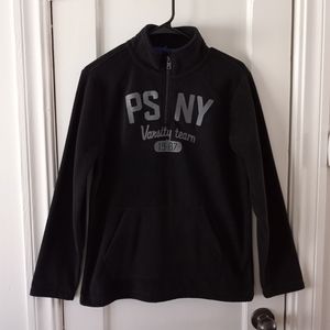 PSNY Aeropostale 1/4 Zip Fleece Pullover Sweater Boys Size 14 NEW